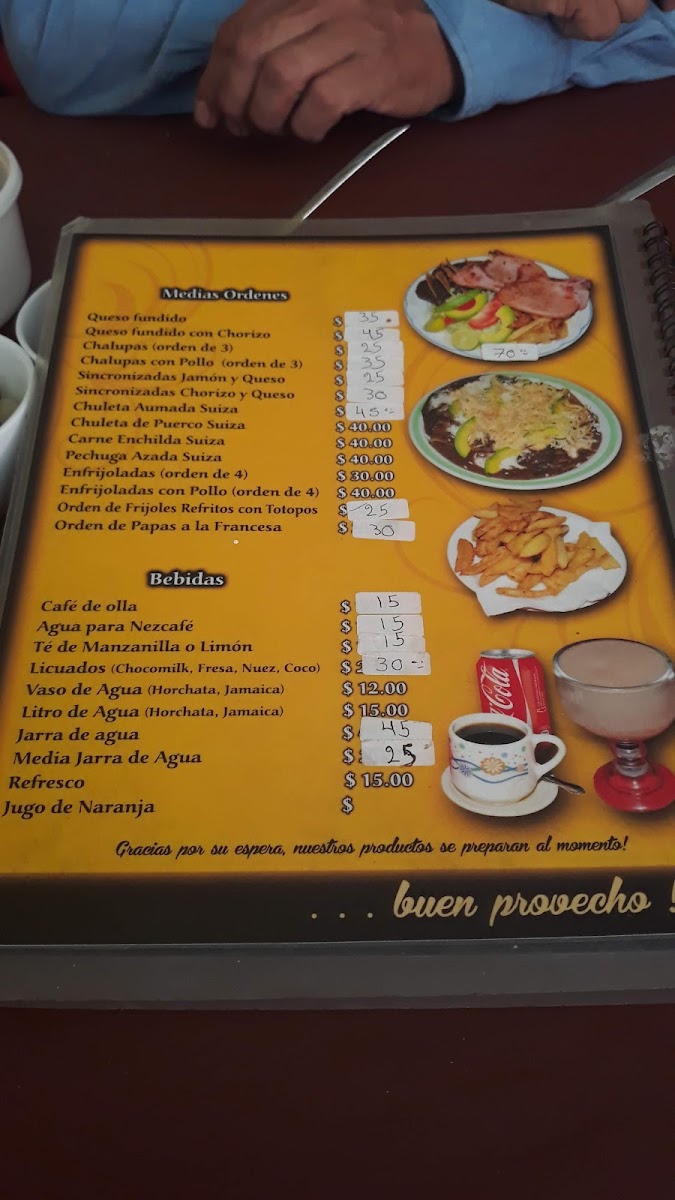 Tortas Vero Menu - Image 1